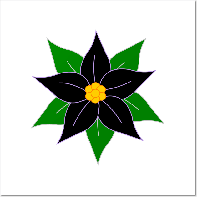 Poinsettia Wall Art by traditionation